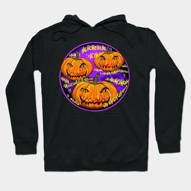 Scary halloween pumpkins Hoodie by Yety